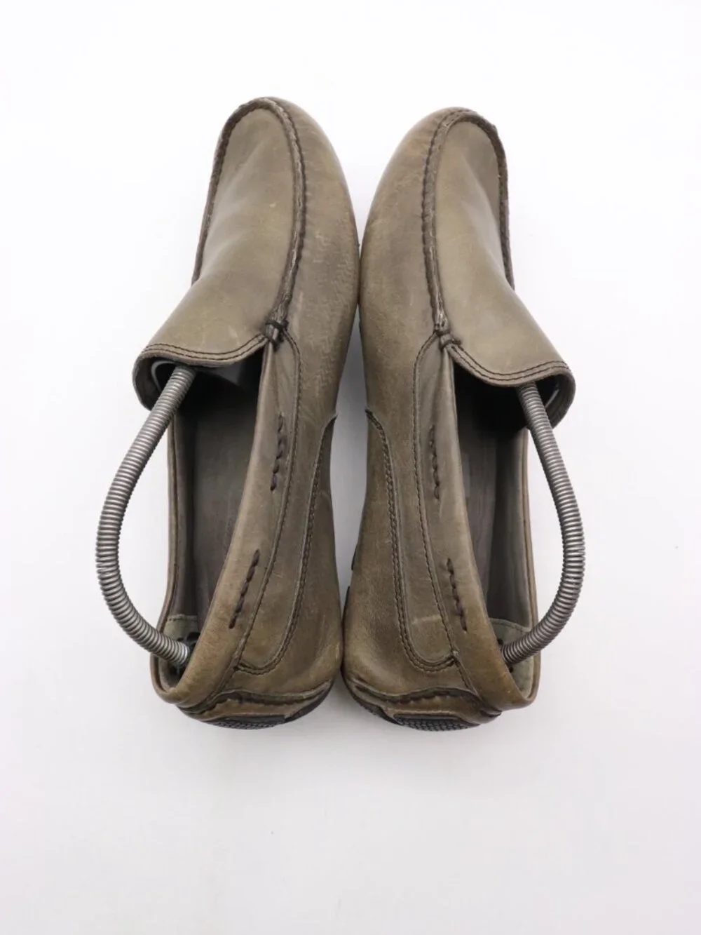 Sperry Gold Cup Penny Loafers Shoes Men's 10.5 Olive Green Leather Slip On